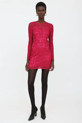 Dolce & Gabbana C. 1990's Lace Floral Dress