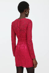 Dolce & Gabbana C. 1990's Lace Floral Dress