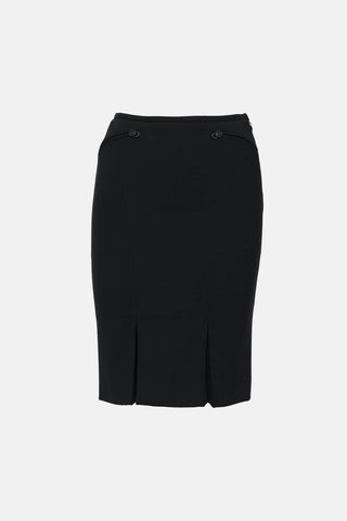 C. 1990's Wool Blend Pencil Skirt