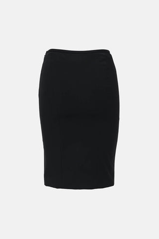 C. 1990's Wool Blend Pencil Skirt