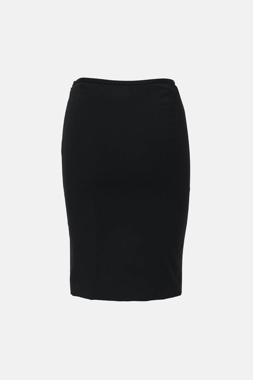 C. 1990's Wool Blend Pencil Skirt