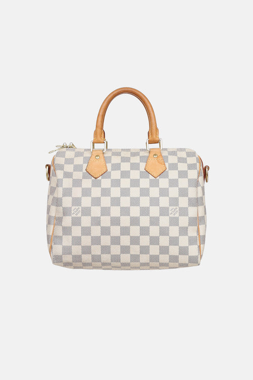 Louis Vuitton 2013 Damier Azur Speedy Bandoulière 25 Bag