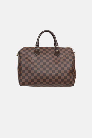 Louis Vuitton 2016 Damier Ebene Speedy Bandoulière 30 Bag