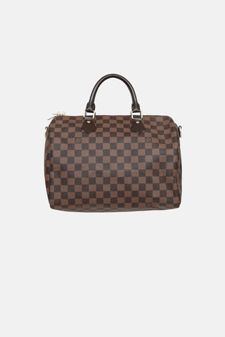 Louis Vuitton 2016 Damier Ebene Speedy Bandoulière 30 Bag