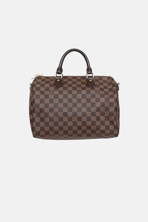 Louis Vuitton 2016 Damier Ebene Speedy Bandoulière 30 Bag