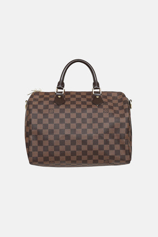 Louis Vuitton 2016 Damier Ebene Speedy Bandoulière 30 Bag
