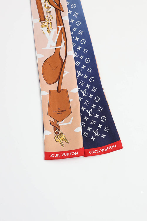 Louis Vuitton Flowers and Straps Bandeau Scarf