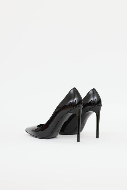 Saint Laurent Patent Zoe Pump