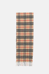 House Check Fringe Scarf