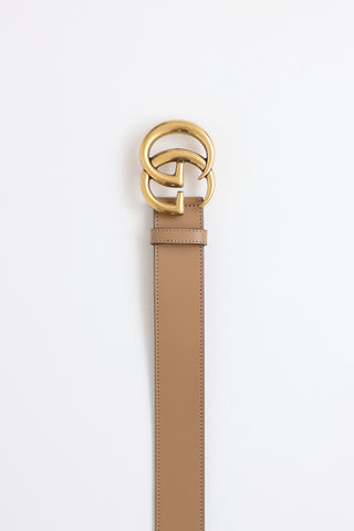 Gucci Leather GG Marmont Belt