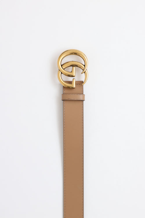 Gucci Leather GG Marmont Belt
