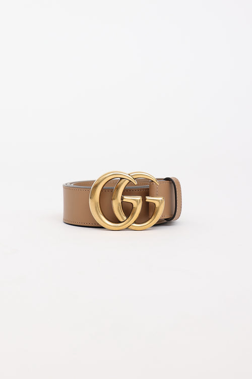 Leather GG Marmont Belt