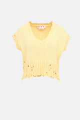 Marni Distressed Knit Vest
