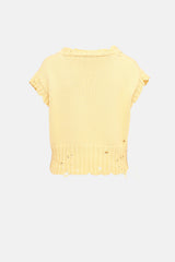 Marni Distressed Knit Vest