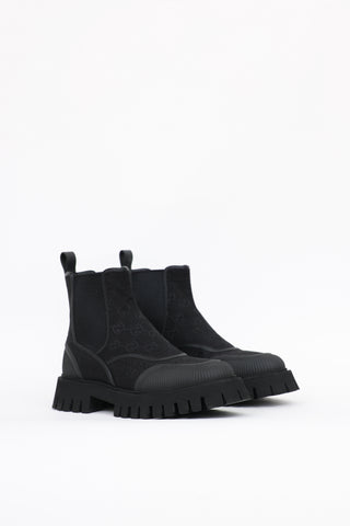 Gucci Novo Monogram Chelsea MENS Boot