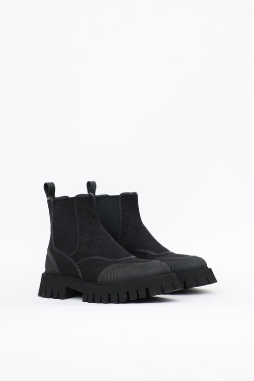 Gucci Novo Monogram Chelsea MENS Boot