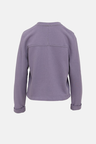 Dries Van Noten Cotton Cropped Sweatshirt