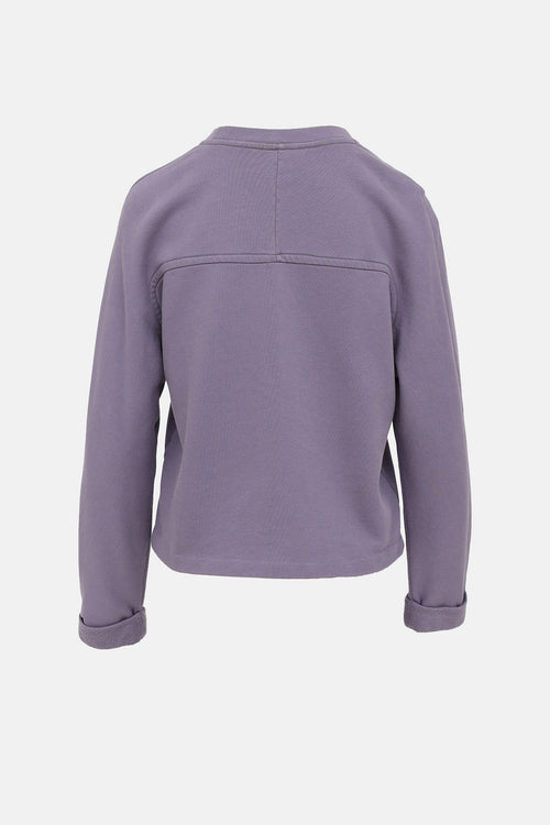 Dries Van Noten Cotton Cropped Sweatshirt