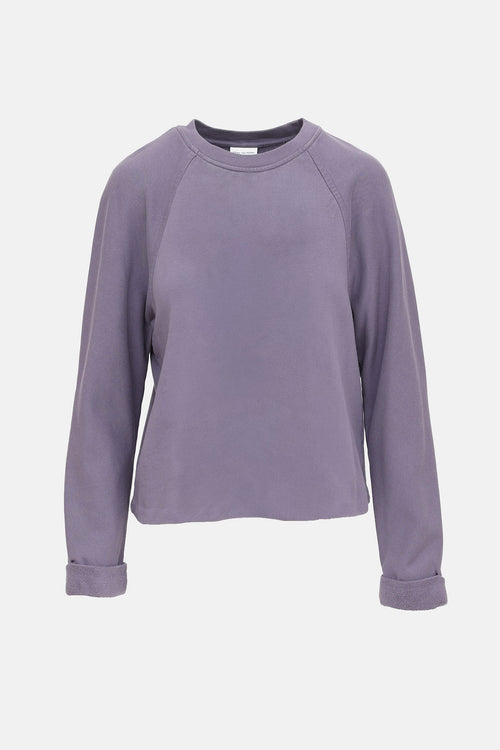 Dries Van Noten Cotton Cropped Sweatshirt
