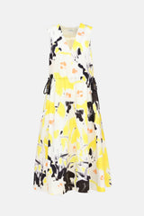 Dries Van Noten Patterned Cinched Dress