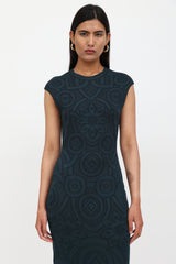 McQueen Knit Pattern Dress