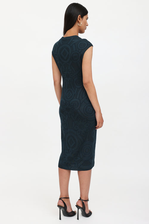 McQueen Knit Pattern Dress