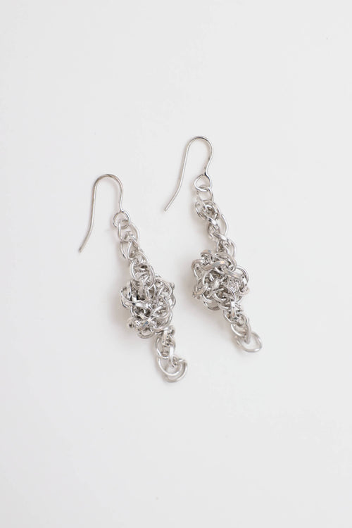 Sterling Silver Infinity Knot Earrings