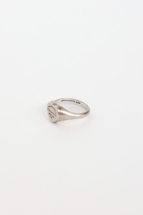 Tiffany & Co. Sterling Silver Heart Ring