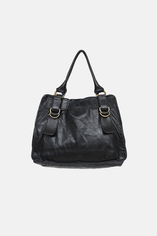 Chloé Leather Bay Tote Bag