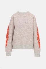 Stussy Floral Motif Knit Sweater