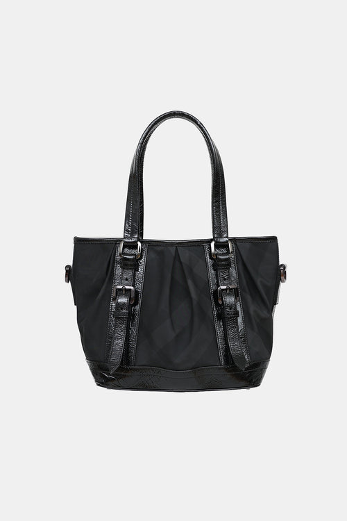 Burberry Smoked Check Lowry Tote Bag
