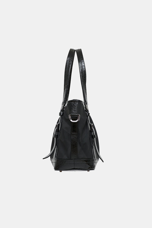 Burberry Smoked Check Lowry Tote Bag