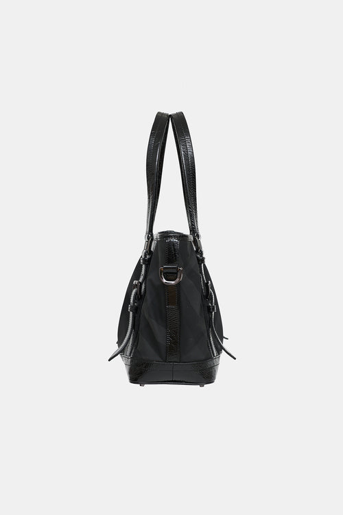 Burberry Smoked Check Lowry Tote Bag