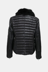 Moschino Quilted Leather Jacket
