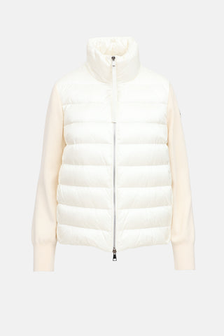 Moncler Tricot Quilted Cardigan