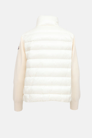 Moncler Tricot Quilted Cardigan