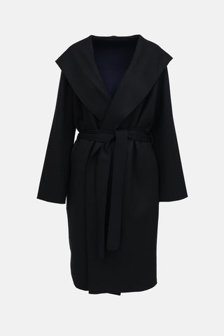 The Row Riona Knit Wrap Coat
