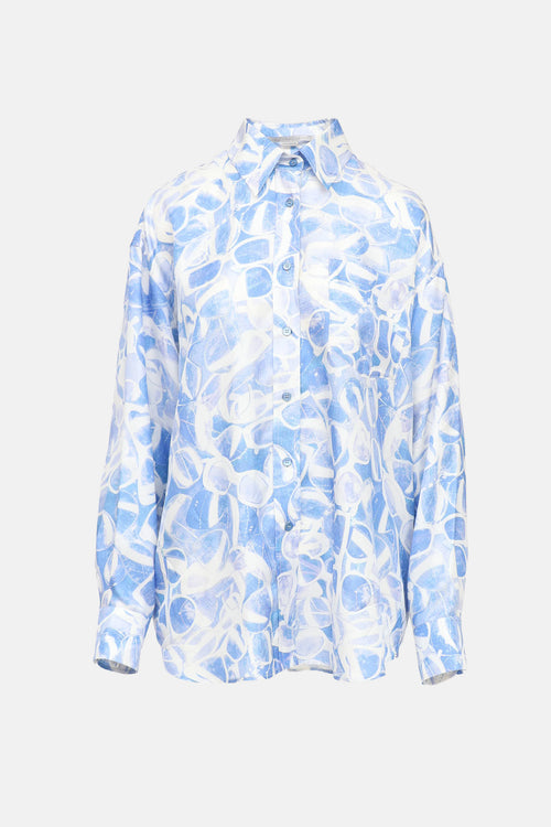 Stella McCartney Printed Silk Shirt