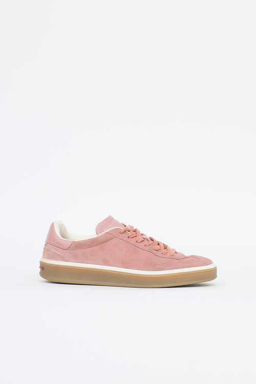Loro Piana Suede Tennis Sneaker