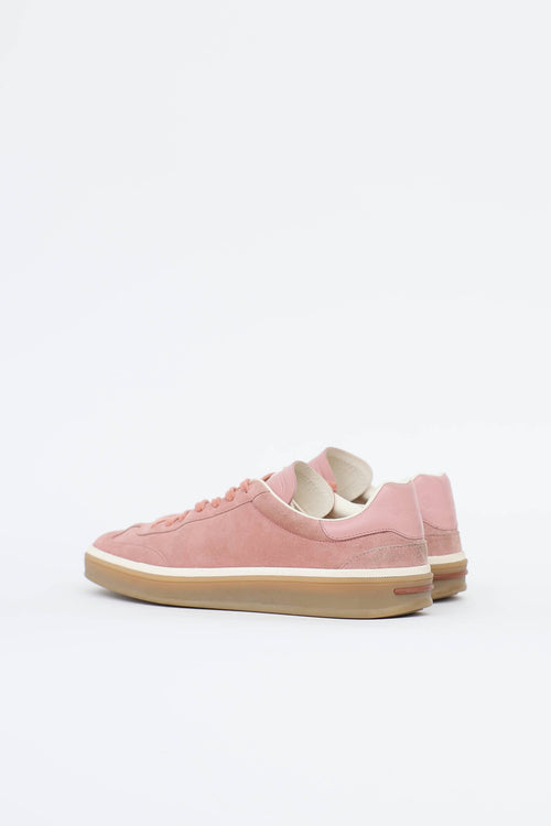 Loro Piana Suede Tennis Sneaker