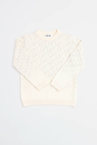 Dior Logo Pattern Sweater