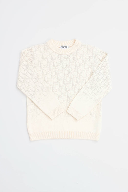 Dior Logo Pattern Sweater