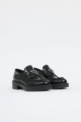 Prada Leather Logo Loafer