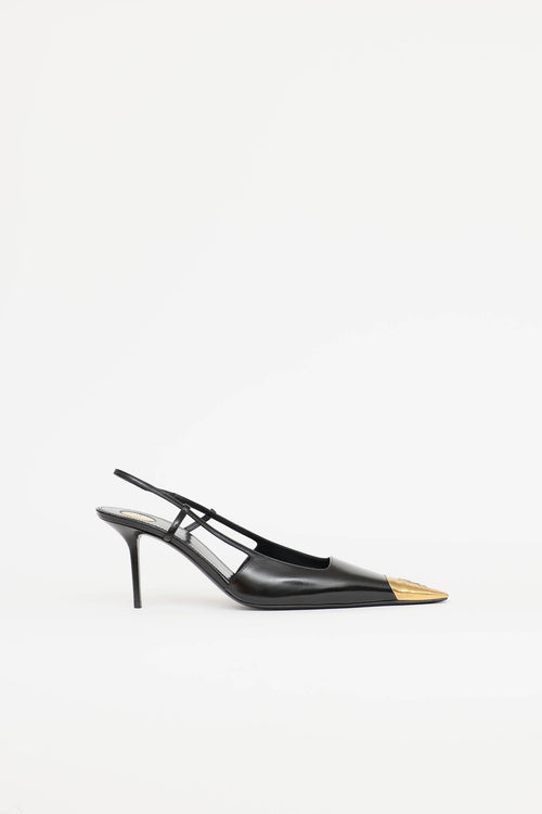 Saint Laurent Jeanne Slingback Pump