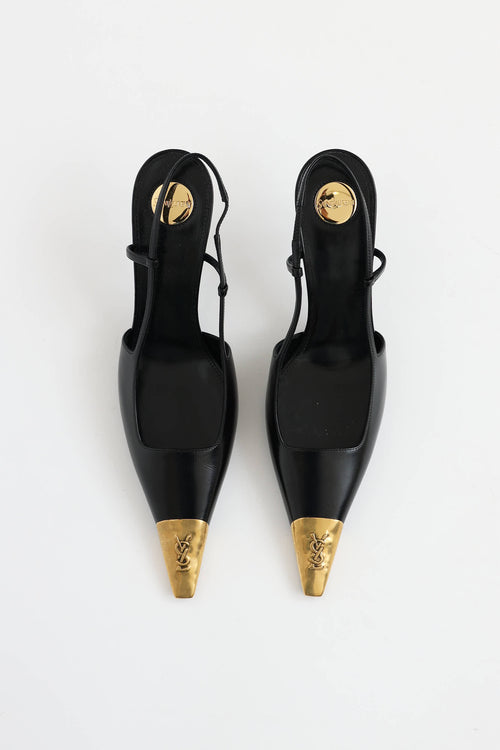 Saint Laurent Jeanne Slingback Pump