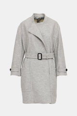 Burberry Belted Wool Coat