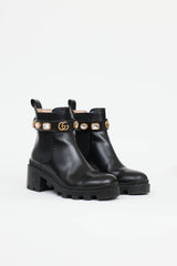 Gucci Crystal Trip Chelsea Boot