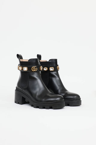 Gucci Crystal Trip Chelsea Boot