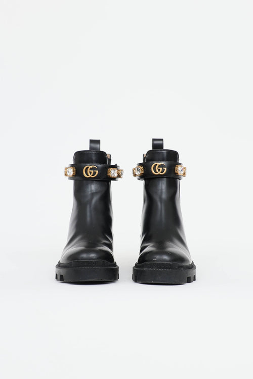Gucci Crystal Trip Chelsea Boot