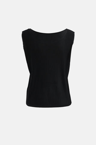 Pleats Please Issey Miyake Pleated Sleevless Top